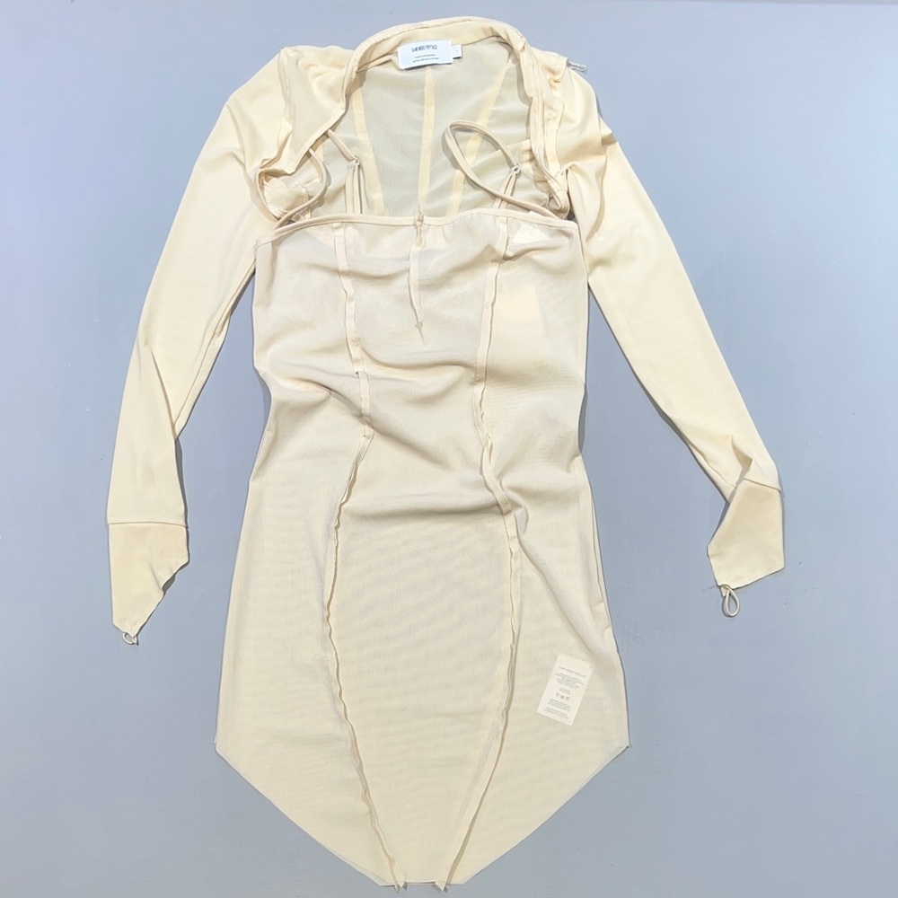 NEW SAMI MIRO VINTAGE Cream Shrug and Dress set